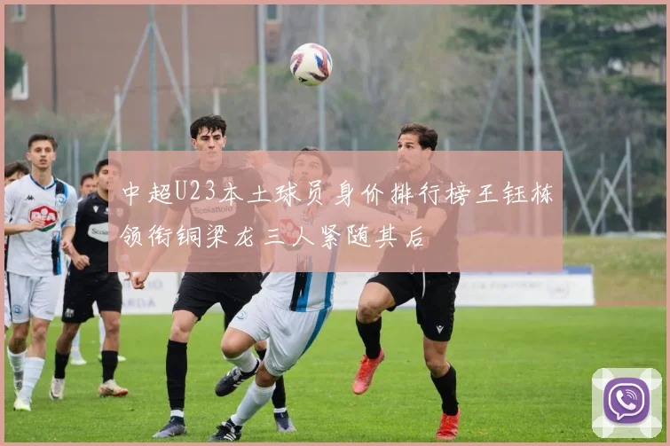 中超U23本土球员身价排行榜王钰栋领衔铜梁龙三人紧随其后