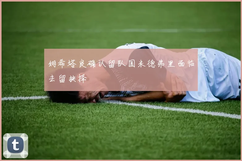 姆希塔良确认留队国米德弗里面临去留抉择